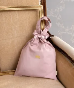 Сумка-шоппер на завязках, размер M (сумка для обуви) Panpantutu, цвет Crown/French Pink