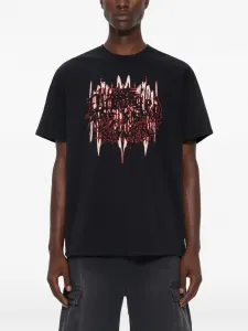 Футболка из джерси с графическим принтом 44 Label Group, черный