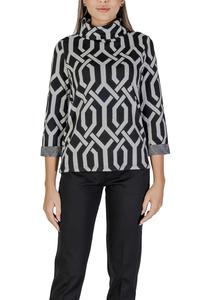 Джемпер Street One с геометрическим узором, черный