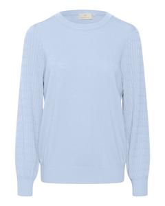 Базовый свитер Kaffe Sweater Nanna, светло-синий