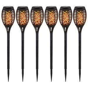 Globo Lighting Уличный светодиодный светильник на солнечных батареях, комплект из 6 штук, черный