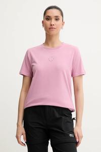 Хлопковая футболка Virel Picture, розовый