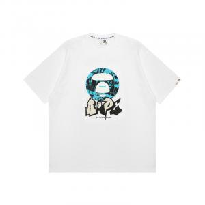 Футболка с принтом логотипа A Bathing APE Aape, белый