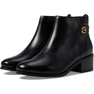 Женские ботинки Cole Haan Holis из черной кожи с миндалевидным носком, модель ZOGG2169