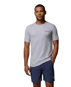 Мужская футболка с принтом Treats Columbia, серый