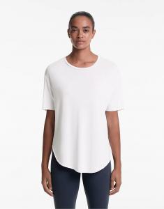 Футболка Oysho Modal Blend с короткими рукавами цвета экрю