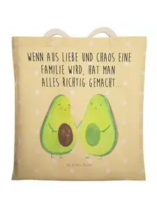 Шоппер Mr. & Mrs. Panda, желтый пастельный