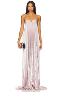 Вечернее платье на мероприятие в стиле "черный галстук" L'Idee, dusty shimmer