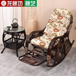 Fantasy Кресло из ротанга с бусинами, цвет coffee brown, с кофейным столиком