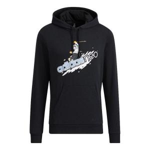 Толстовка Men's adidas neo Wp Sh1 Logo Printing Sports Black, черный