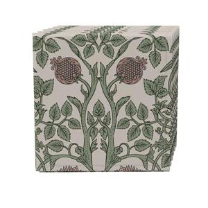 Набор салфеток из 4 шт., 100 % хлопок, 20x20 дюймов, цветочный 63