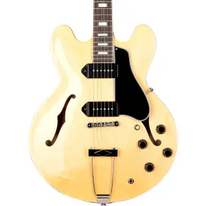 Электрогитара Gibson ES-330 с полым корпусом, антикварный натуральный цвет