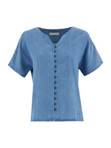 Блуза Organication, светло-синий