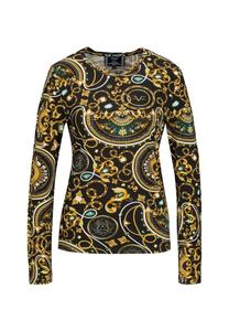 Блуза 19V69 Italia LANGARM VALESKA NEW BAROQUE, Aop/Black