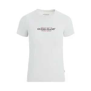 Футболка с коротким рукавом Guess Jeans Gj Cn Slim American Tr, белый