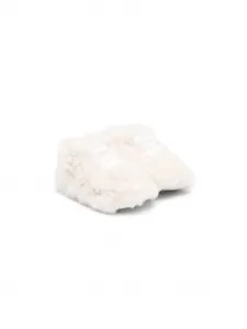 Туфли на липучках с искусственным мехом Montelpare Tradition, кремовый