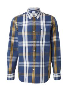 MUSTANG Рубашка на пуговицах 'Chester' Regular fit в цвете Navy