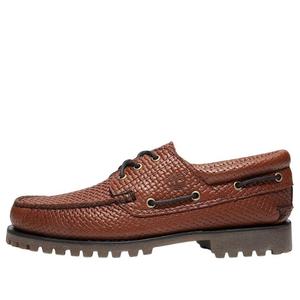 Ботинки Timberland Authentic 3-Eye Lug Handsewn Boat 'Brown'