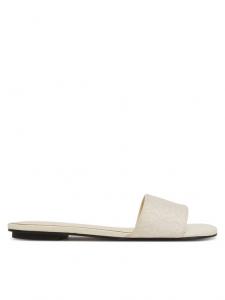 Мюли Flat Slide Jacq HW0HW02388 Calvin Klein, экрю