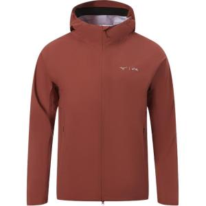 Куртка унисекс 82/Терракотовые с капюшоном, средней плотности, другие Mizuno, 82/terracotta