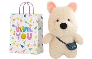 Плюшевая кукла милого щенка вест хайленд уайт терьера высота 23 см Mise