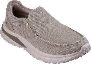 Мужские мокасины Skechers Relaxed Fit: Solvano - Varone Slip-On, Taupe