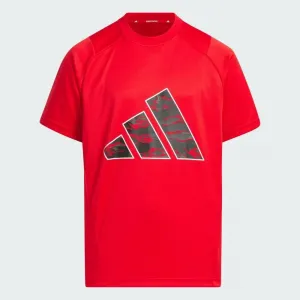 Детская футболка adidas Kids Essentials с 3 полосками камуфляжа и коротким рукавом
