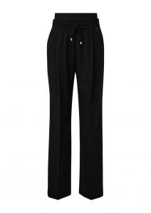 Обычные брюки в складку QS, черный