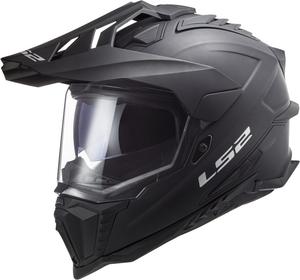 Мотокроссовый шлем LS2 mx701 explorer solid, Black Matt