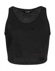 Кроп-топ Dsquared2, черный