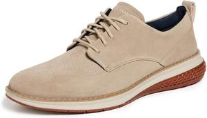 Мужские кроссовки Cole Haan Originalgrant Energyweave с перфорированным гладким носком, Ch Birch Suede/Picante/Ancient Scroll
