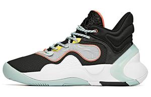 Баскетбольные кроссовки Speedy Decision мужские, среднего размера, черные/светло-серые/светло-зеленые Anta