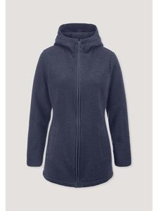 Hessnatur Куртка с капюшоном из шерстяного флиса пастельного цвета ириса