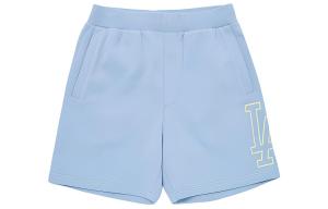 Повседневные шорты унисекс светло-голубые MLB