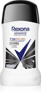 Невидимый дезодорант-карандаш с улучшенной защитой для удаления белых и желтых пятен Rexona, 50 мл