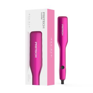 Утюжок для выпрямления и завивки волос портативный, для домашнего использования ta 1798 PRITECH, Magenta