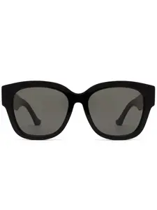 Солнцезащитные очки с логотипом Double G Gucci Eyewear, черный