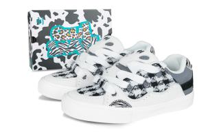 Кроссовки ollieskate Bake Skateboarding Shoes Unisex Low-top White, черный/белый