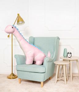 Плюшевый мишка Густав, большой большой динозавр Тоби, плюшевая мягкая игрушка, 150 см, розовый Miś Gustaw