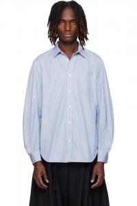 Sacai Синяя поплиновая рубашка