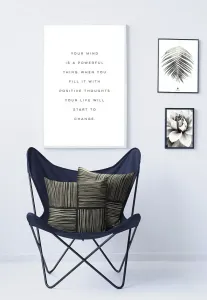 АПЕЛЬТ декоративная подушка "Тимор", чехол на подушку с наполнителем, 1 шт APELT 48х48 см, цвет anthrazit/taupe + gemustert