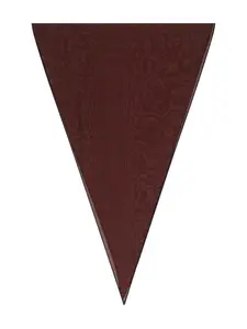 Шарф с треугольными краями Zegna, коричневый