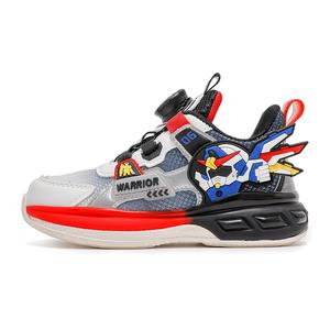 Детские кроссовки Mid-Top WARRIOR, черный/белый/красный