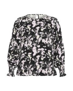 Блуза KAFFE CURVE KC Lurana, черный