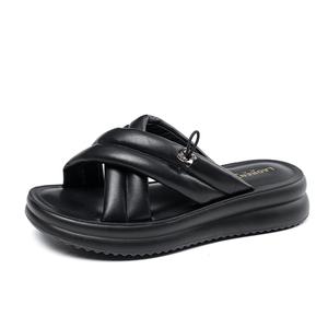 Женские слайды LAORENTOU, черные