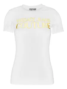 Футболка с логотипом Versace Jeans Couture, белый