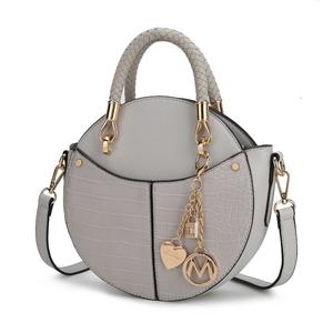 Сумка через плечо Nobella Croco для женщин MKF Collection By Mia K., серый