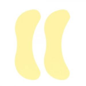 Патчи силиконовые многоразовые для лифтинга ресниц, симметричные (1 пара), желтые Forme