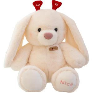 Плюшевая кукла LOVE Lufu Bear Little Rabbit 30см/45см/60см высота MERCONSER, белый