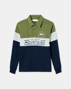 Детская рубашка-поло с длинным рукавом Kids El Corte Inglés, белый